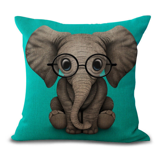 Soft and Breathable Elephant Print Pillowcase - Cute and Comfortable Bedding for Kids and Adults - Perfect for Nursery, Bedroom Decor, and Cozy Sleep