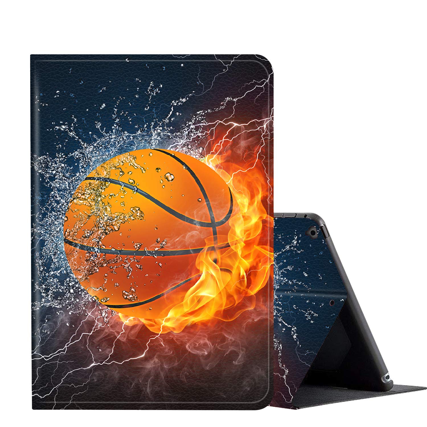 Premium PU Leather Smart Case for Apple iPad 9.7 Inch (iPad 6th/5th Gen, iPad Air 2) - Auto Wake/Sleep, Adjustable Stand, Durable Protection - Perfect for Work, Study & Travel Accessories