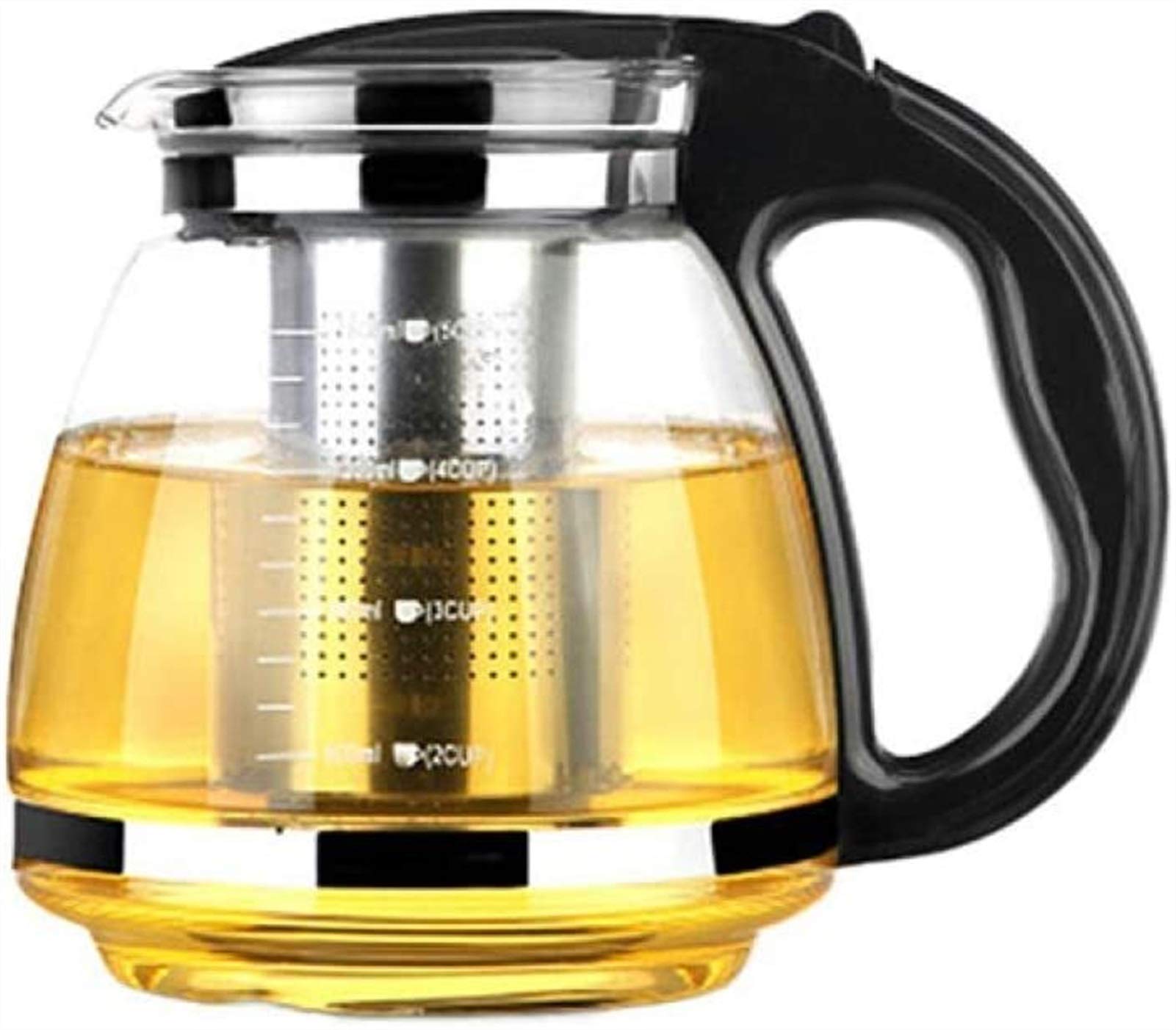 Premium 2000ml Heat-Resistant Glass Teapot - Durable & Healthy Tea Kettle for Brewing, Serving & Storage | Perfect for Home, Office & Tea Ceremonies