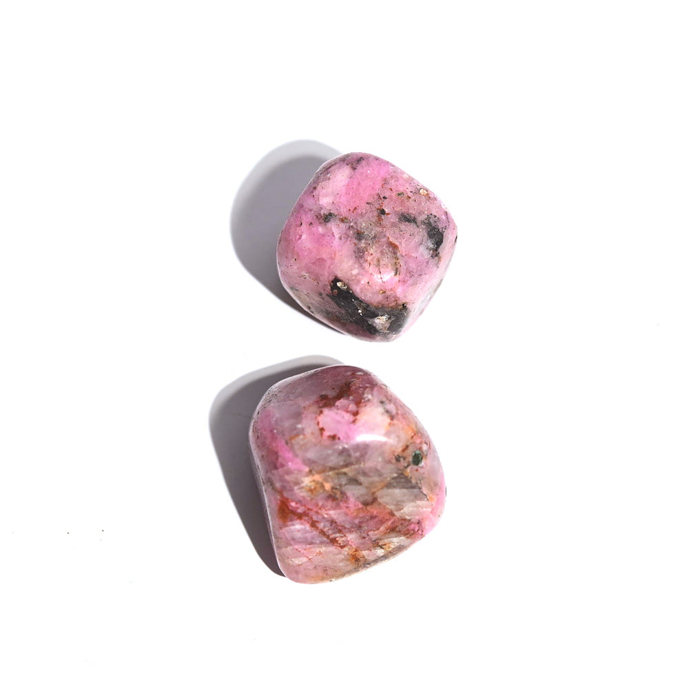Natural Cobaltoan Calcite Tumbled Stones - Pink Healing Crystals for Meditation, Reiki & Energy Work - Chakra Balancing & Spiritual Growth - Perfect for Home Decor, Crystal Grids & Jewelry Making