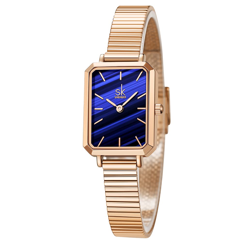 SK Fashion Minimalist Square Women's Watch - Elegant Simple Design for Ladies, Perfect for Office, Casual Wear & Everyday Use