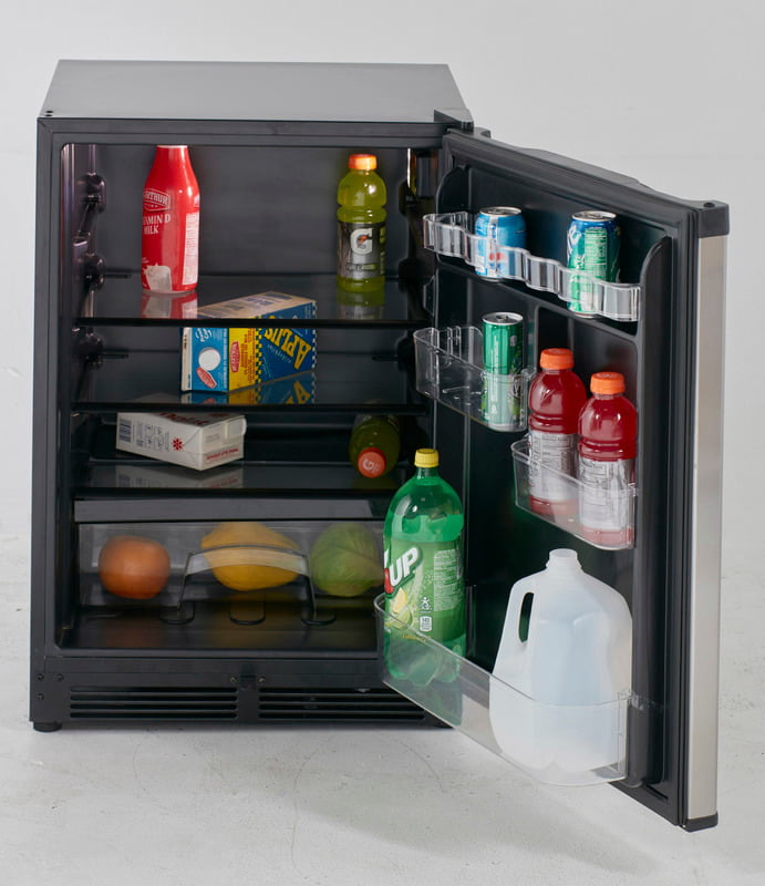 Avanti AR52T3SB 5.2 Cubic Feet All Refrigerator - Energy Efficient, Freestanding Fridge for Home, Office, or Garage Storage - Perfect for Extra Food and Beverage Cooling Space