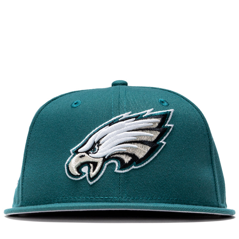 New Era Philadelphia Eagles 59FIFTY Fitted Cap - Pine Green - Official NFL Licensed Hat for Men - Perfect for Game Day & Sports Fans