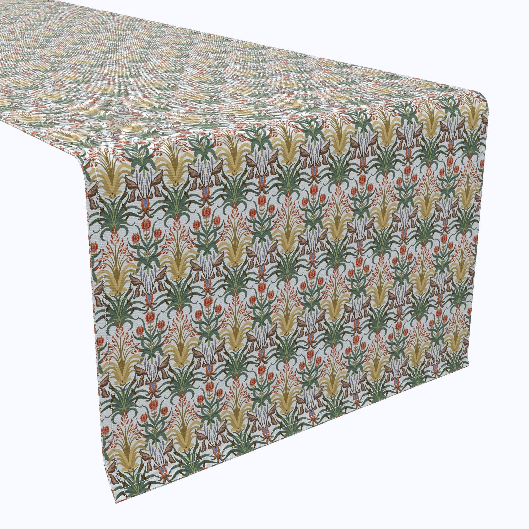 Floral 109 Cotton Table Runner - Elegant Dining Decor for Weddings, Parties & Home Decor | Washable & Durable Table Linens