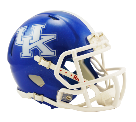 Kentucky Wildcats Riddell Speed Mini Helmet - Authentic NCAA Collectible Football Display - Perfect for Fans, Sports Memorabilia, and Home/Office Decor