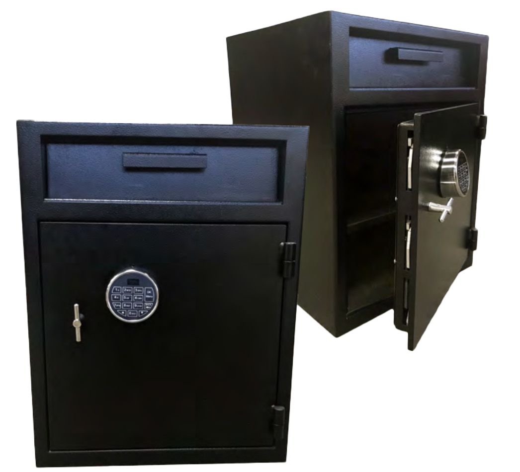 Cennox MB2020 FK1 High Security Depository Safe - Bank-Grade Cash Drop Box for Retail Stores, Restaurants & Offices