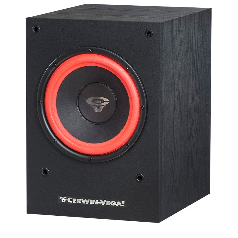 Cerwin Vega SL 10S 10 Inch Powered Subwoofer - High Performance Bass Speaker for Home Theater, Car Audio & Music Systems - Perfect for Movies, Gaming & Parties