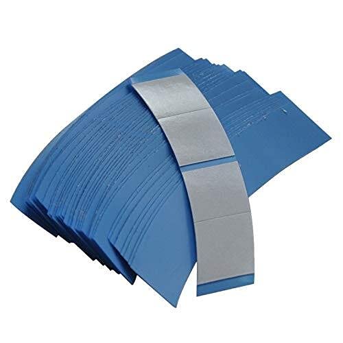 36Pcs Double Sided Adhesive Tape for Hair Extensions & Wigs - Strong Hold Blue Tape for Tape-In Extensions, Lace Wigs & Hair Systems - Perfect for Salon, Cosplay & Daily Use