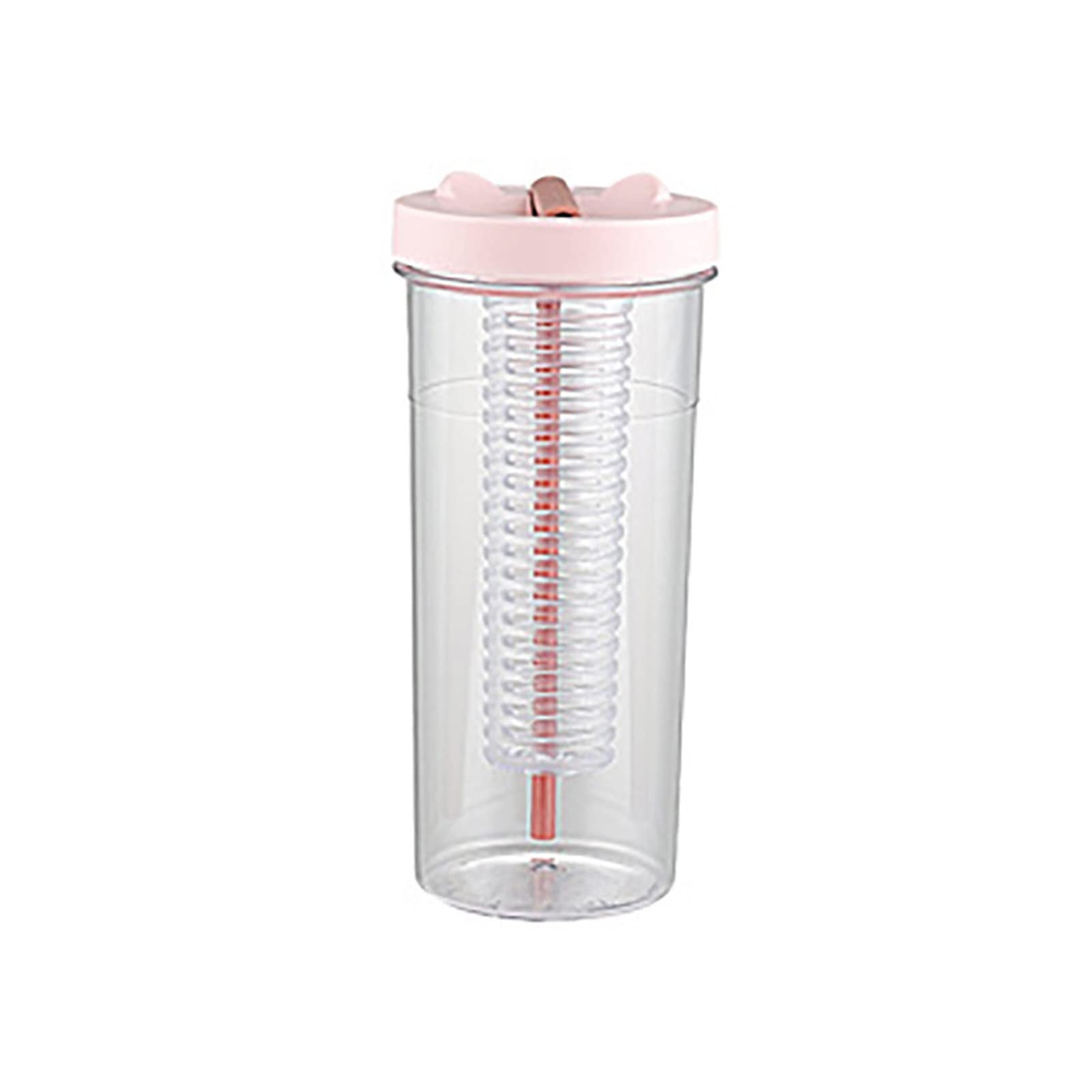 Grebest 22/27 oz Leakproof Water Bottle with Straw - Large Capacity BPA-Free Plastic Water Jug for Gym, Office & Outdoor - Fruit Infuser & Portable Summer Sports Water Cup for Hiking, Workouts & Travel