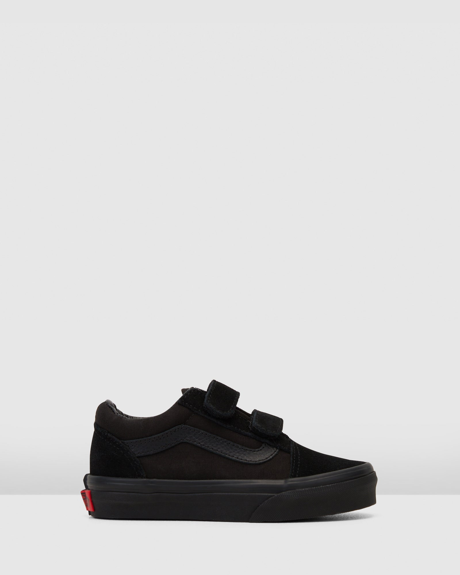 Vans Old Skool V Youth Black/Black Skate Shoes - Classic Sneakers for Boys & Girls - Perfect for Skateboarding, School & Casual Wear