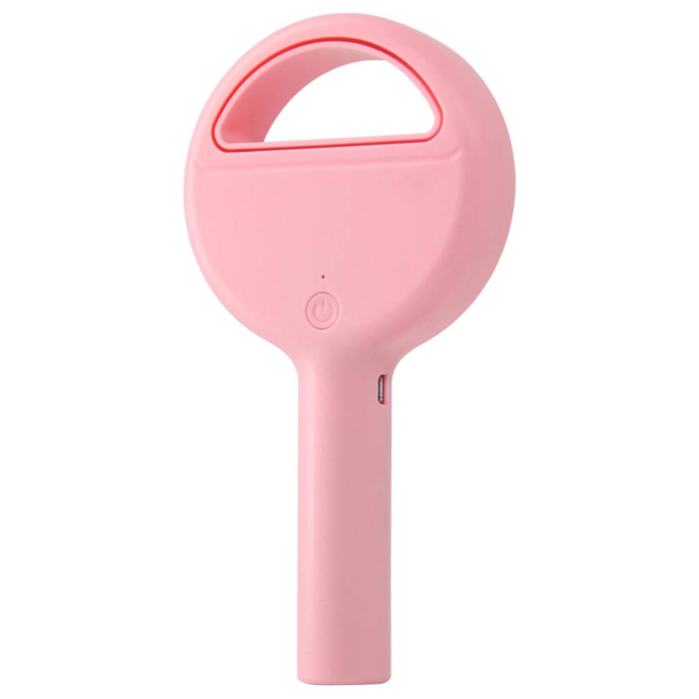 BESPORTBLE Mini Handheld Fan - USB Rechargeable Portable Fan for Outdoor, Home, School, Office & Dorm - Pink Personal Cooling Fan | Perfect for Travel, Camping, Gym & Summer Activities