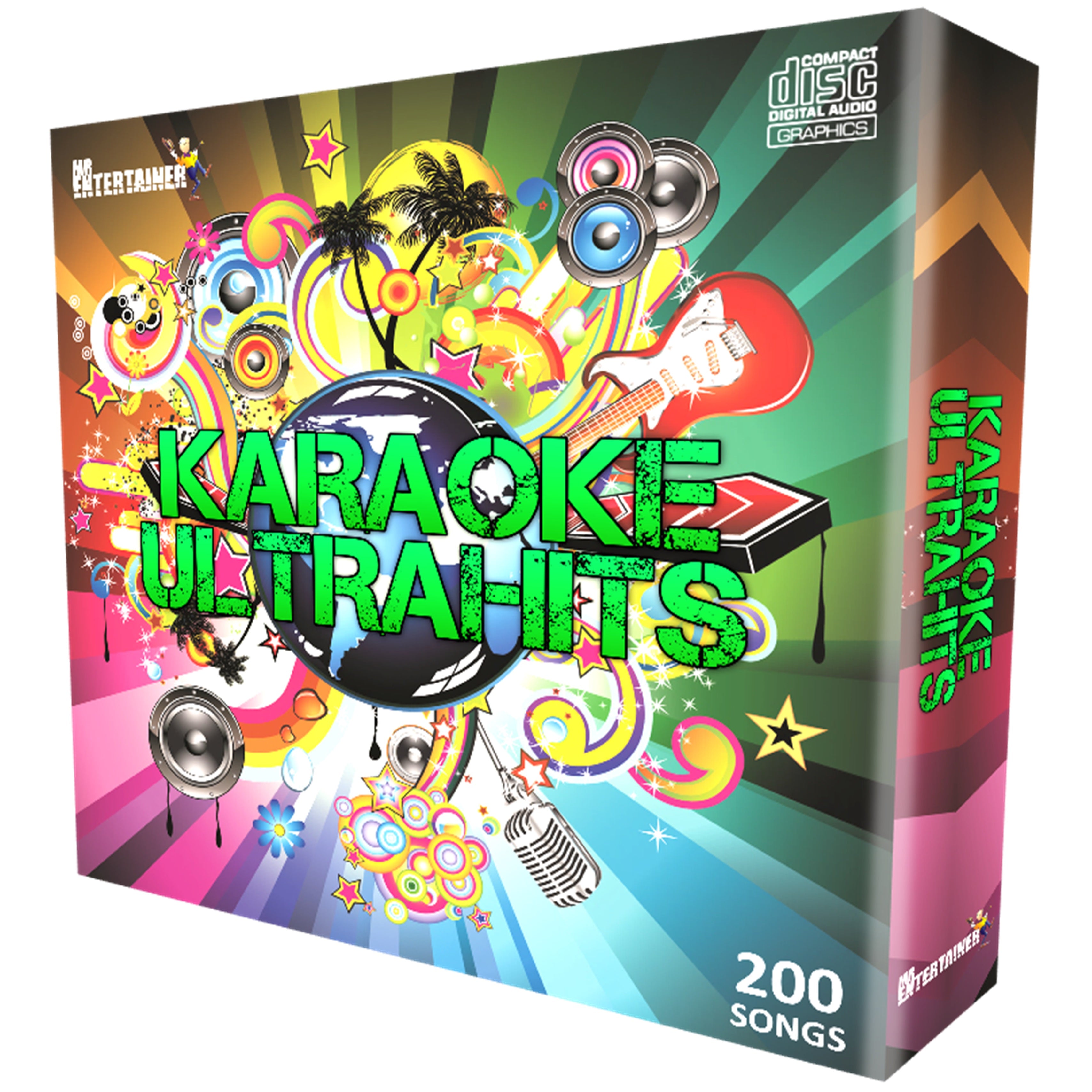 Mr Entertainer ULTRAHITS Karaoke Machine - Professional Home & Party Karaoke System with Bluetooth, LED Lights & Wireless Mics - Perfect for Family Gatherings, Birthday Parties & Home Entertainment