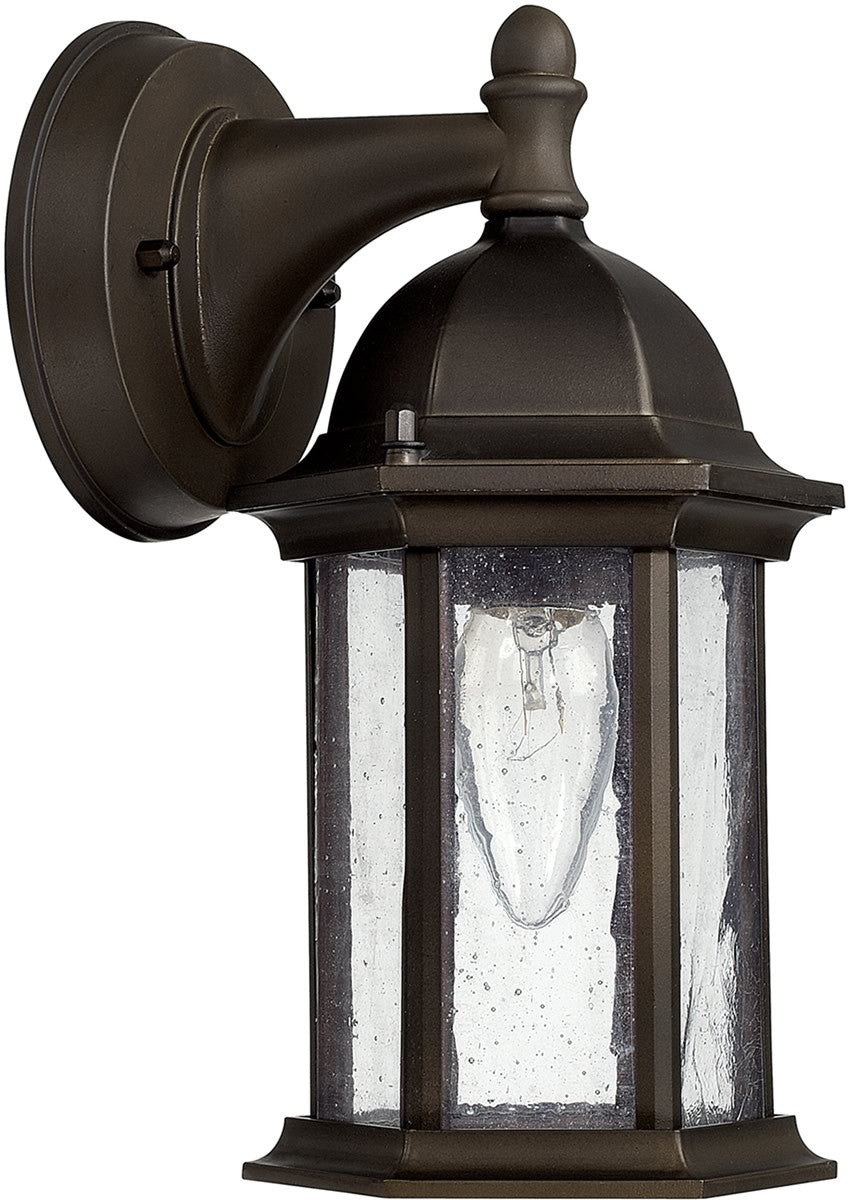 10H Main Street 1 Light Outdoor Wall Lantern - Weatherproof Old Bronze Finish - Perfect for Porch, Patio, Garden & Exterior Home Lighting