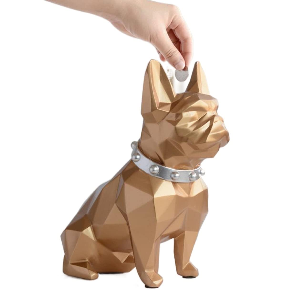 Black Cat Piggy Bank - Artistic Money Box for Kids & Gifts (Golden) - Perfect for Savings & Decor
