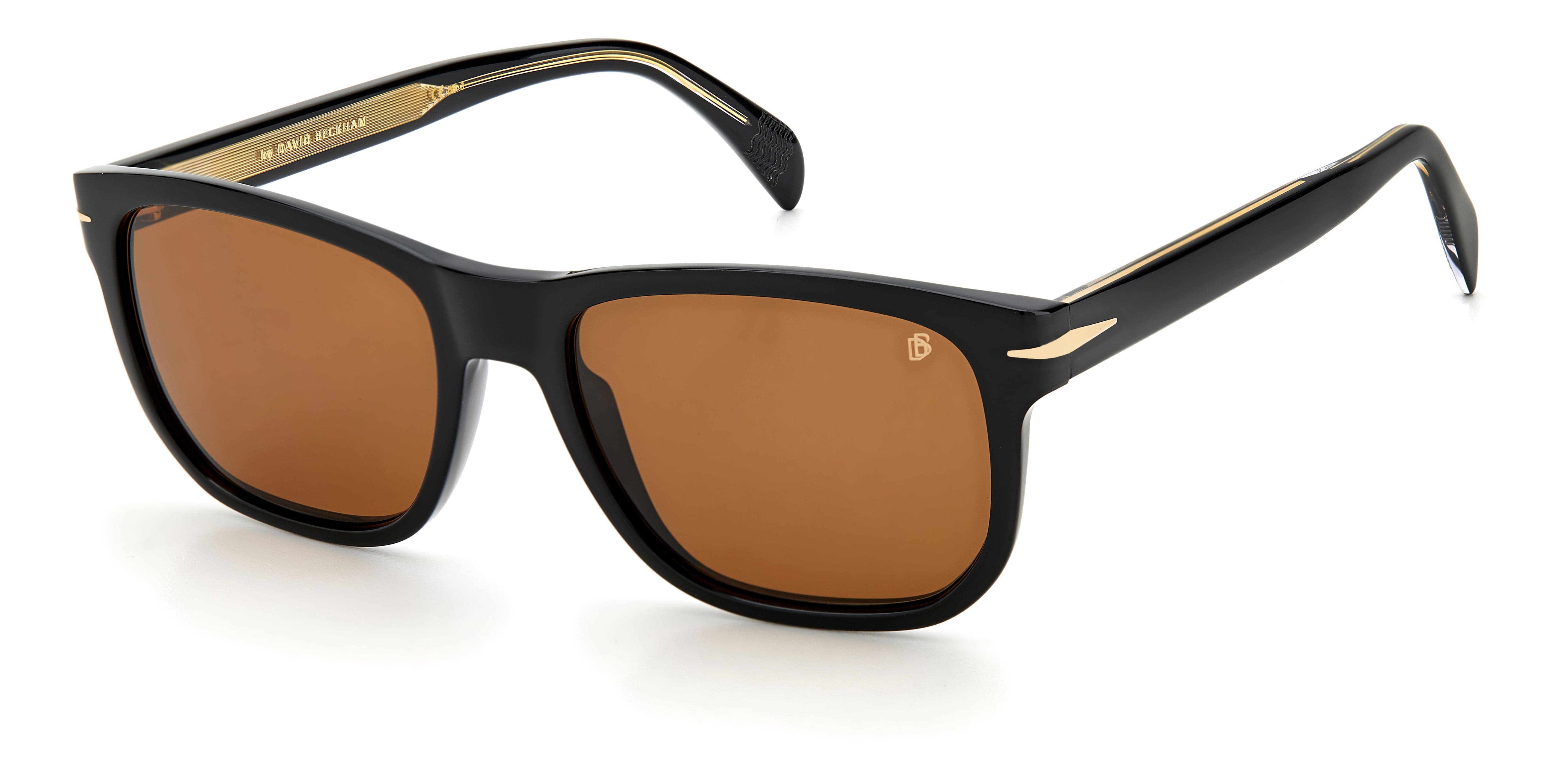 David Beckham DB 1045/S 807 5418 Polarized Sunglasses for Men - UV Protection Aviator Style Shades - Perfect for Driving, Beach & Outdoor Activities
