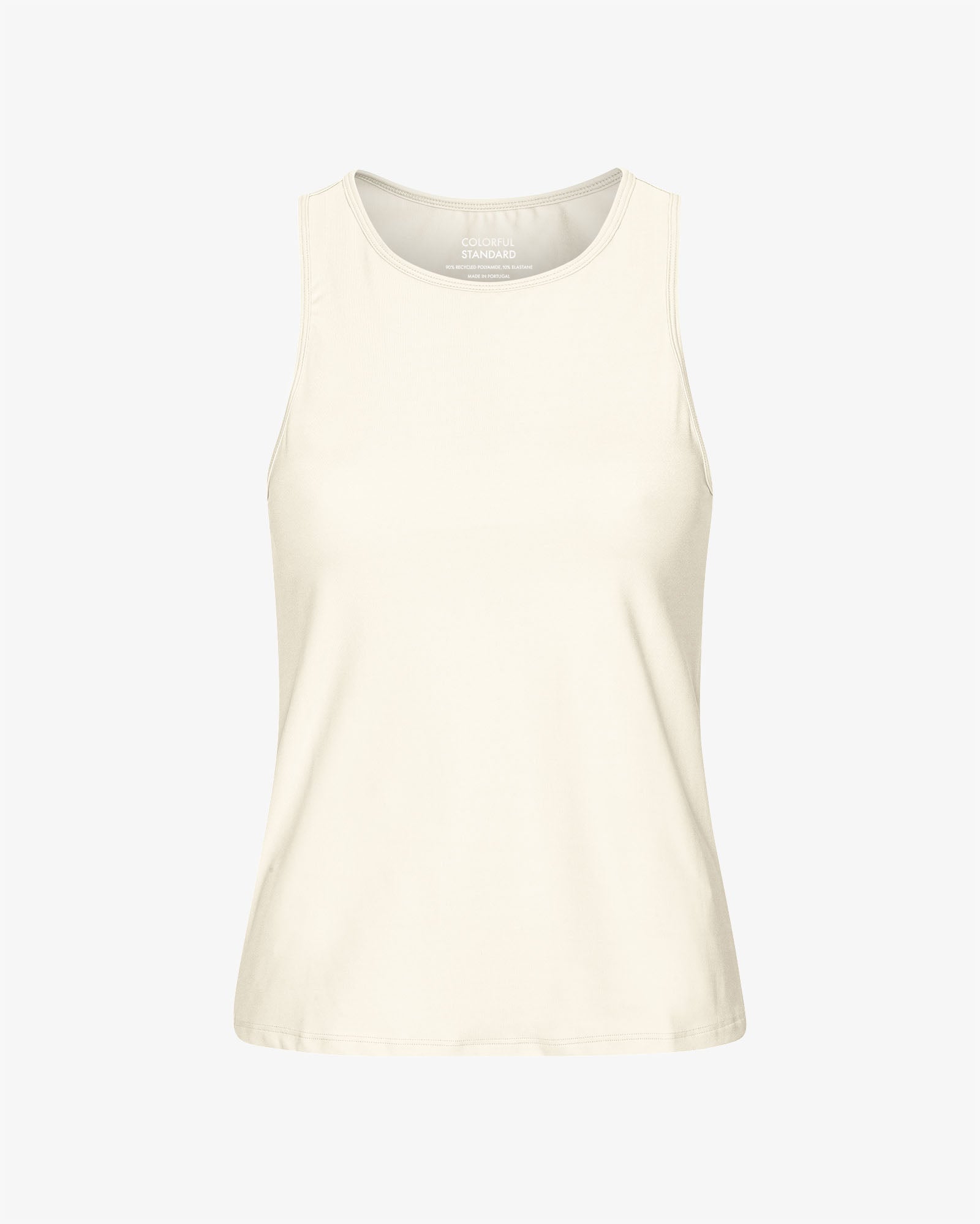Active Tank Top for Women - Breathable Workout Shirt, Ivory White - Perfect for Yoga, Running & Gym