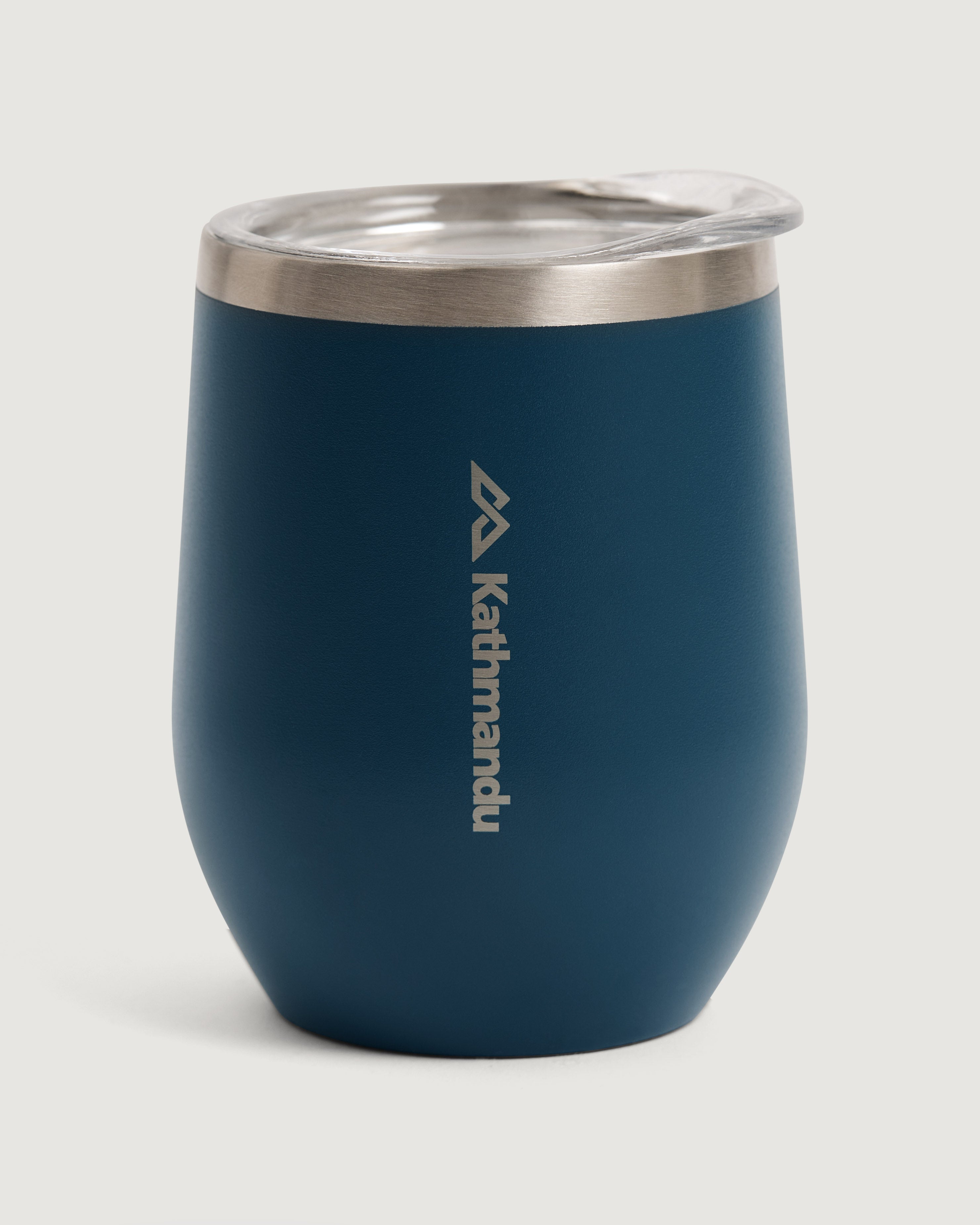 Premium Roamer Wine Tumbler - 20oz Insulated Stainless Steel Cup with Lid & Straw, Deep Sea Blue - Perfect for Beach, Picnics & Outdoor Wine Tasting