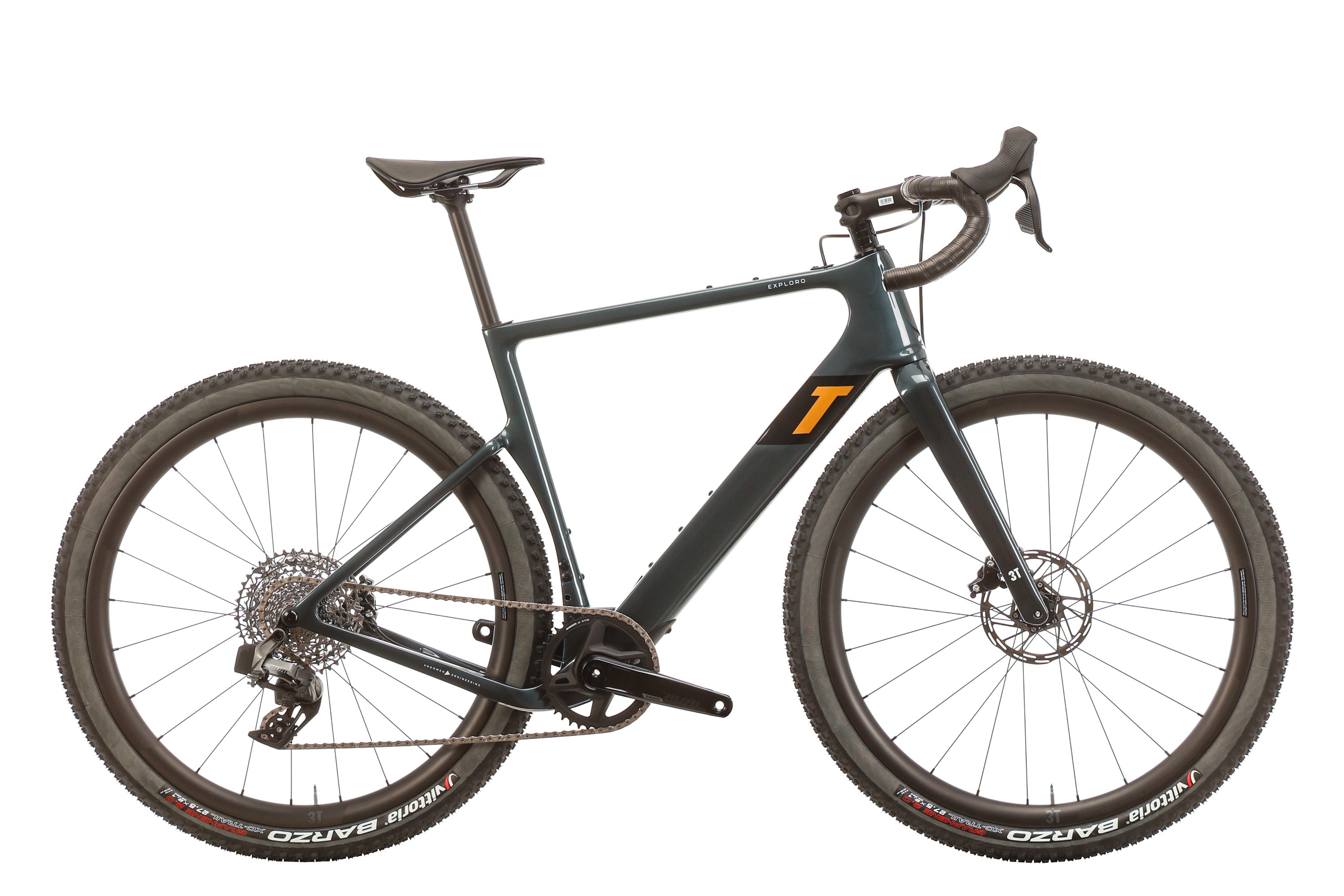 2023 3T Exploro ULTRA Rival AXS 1x12 Gravel Bike - 54cm Carbon Frame Adventure Bike for Off-Road Cycling & Bikepacking