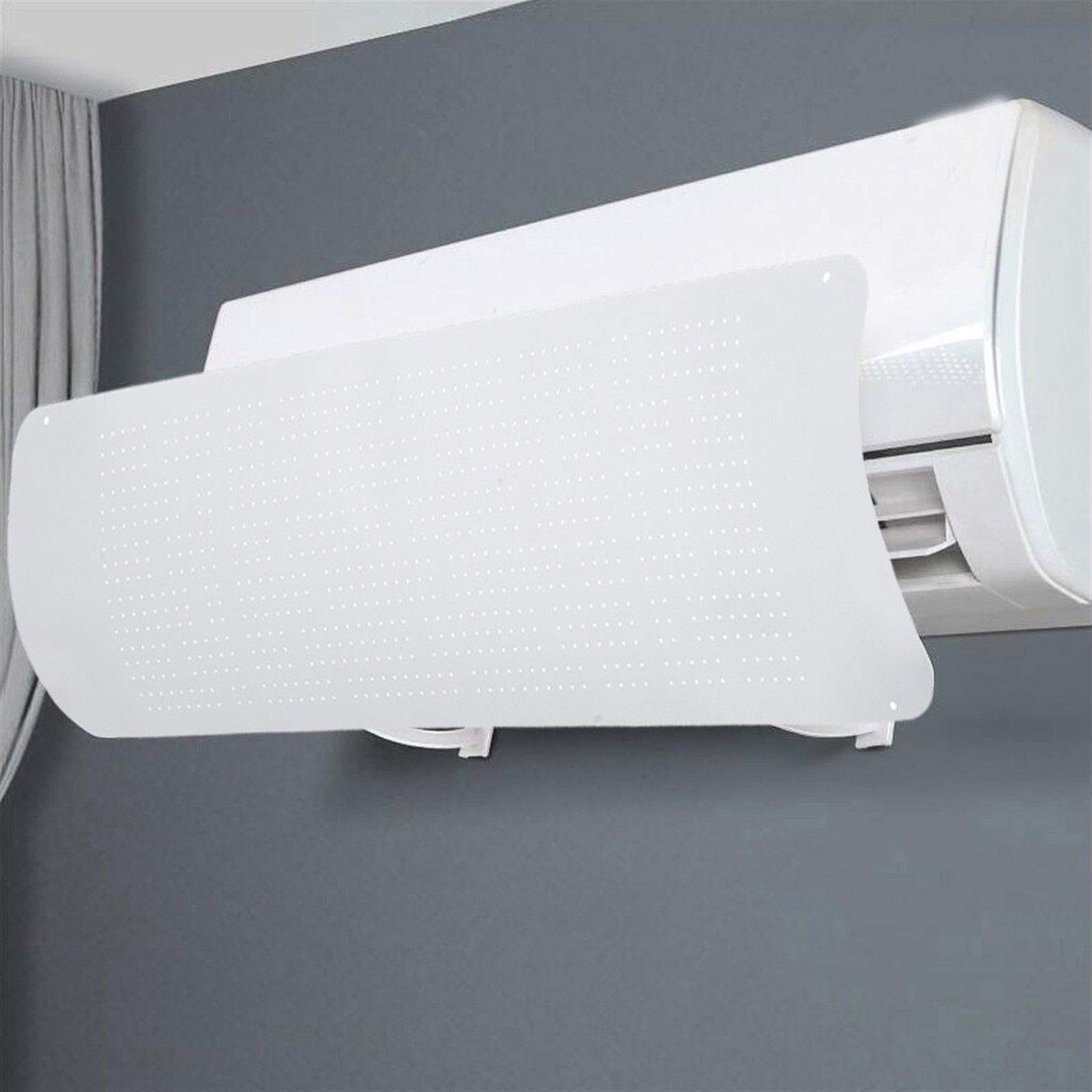 Qgg Adjustable Air Conditioning Wind Deflector - Universal AC Vent Cover & Air Baffle for Home & Office - Improve Airflow & Direct Cooling - Perfect for Bedroom, Living Room & Office Spaces