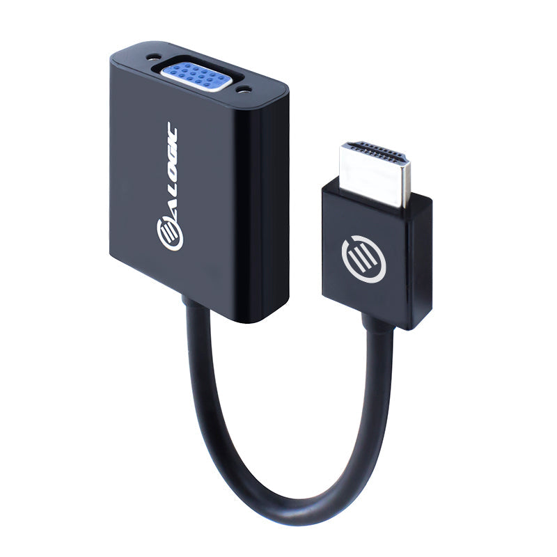 Premium HDMI to VGA Adapter Converter with 3.5mm Audio & USB Power - 1080P Full HD Support for Laptop, PC, Monitor, Projector - Ideal for Home Office, Classroom & Business Presentations