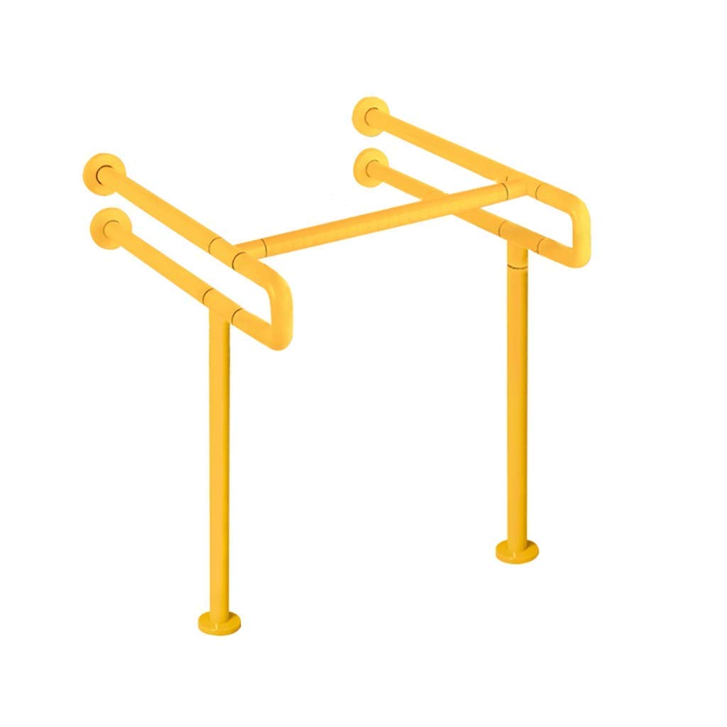 XLAHD Stainless Steel Toilet Safety Rails - Easy Grip Wall Mounted Bathroom Handrails for Elderly & Disabled - Anti-Slip Shower Grab Bar for Bathtub Safety - Ideal for Home Care & Assisted Living Facilities