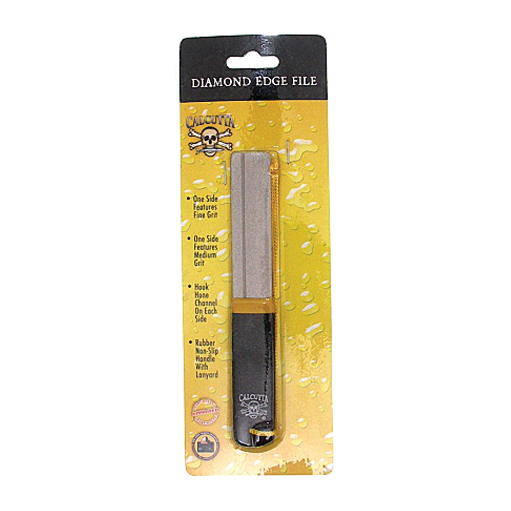 Calcutta Diamond Edge File CHF LG - High-Quality Fishing File for Saltwater and Freshwater Anglers - Perfect for Sharpening Hooks and Lures on Boats or Shoreline Fishing
