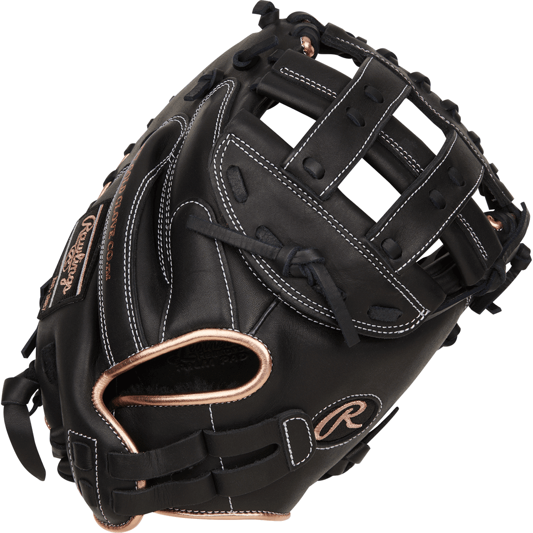 Rawlings R9 Series 33 Fastpitch Catcher's Mitt - R9SBCM33 24B Baseball Glove for Women & Youth | Perfect for Fastpitch Softball Games & Training