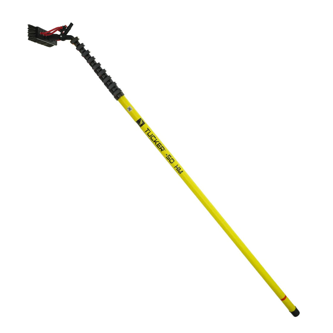 46FT Tucker High Modulus Water Fed Pole - Lightweight Telescopic Window Cleaning Pole for High Rise Buildings & Hard-to-Reach Areas