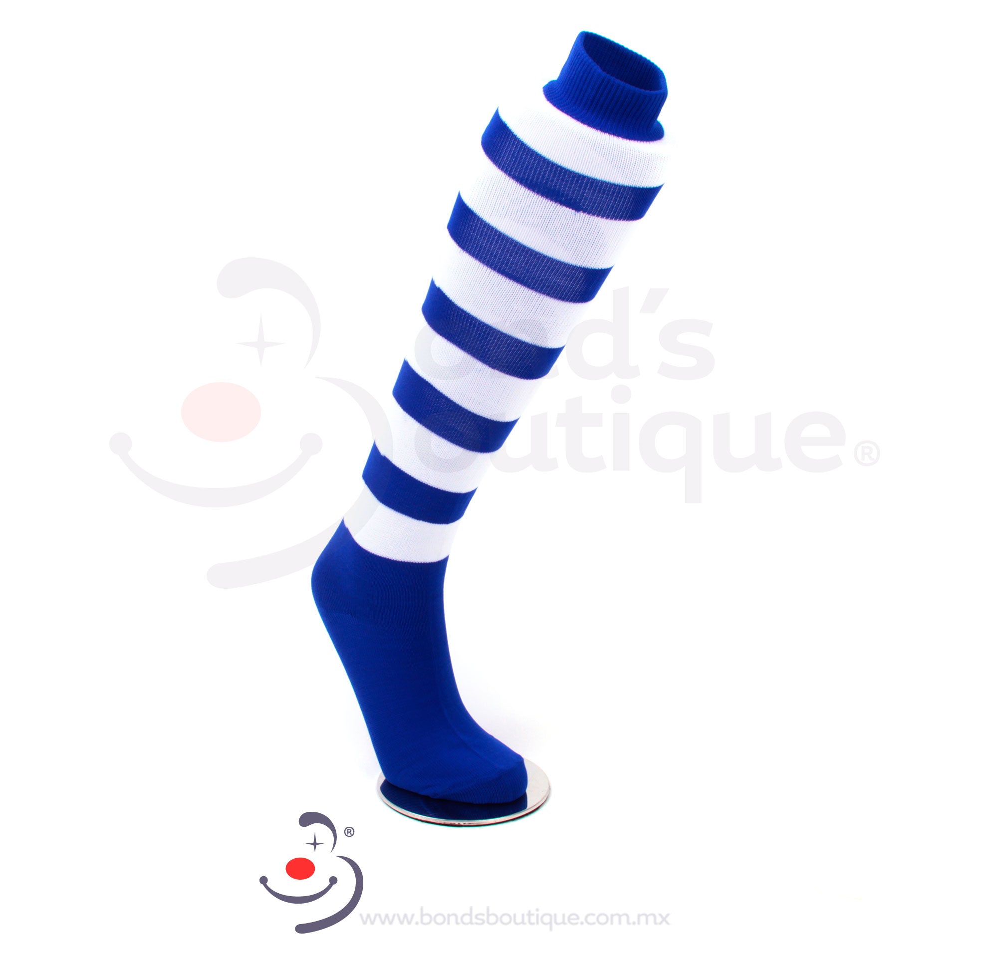 Bonds White/Royal Blue Socks - Comfortable & Breathable for Men & Women - Perfect for Sports, Work & Everyday Wear