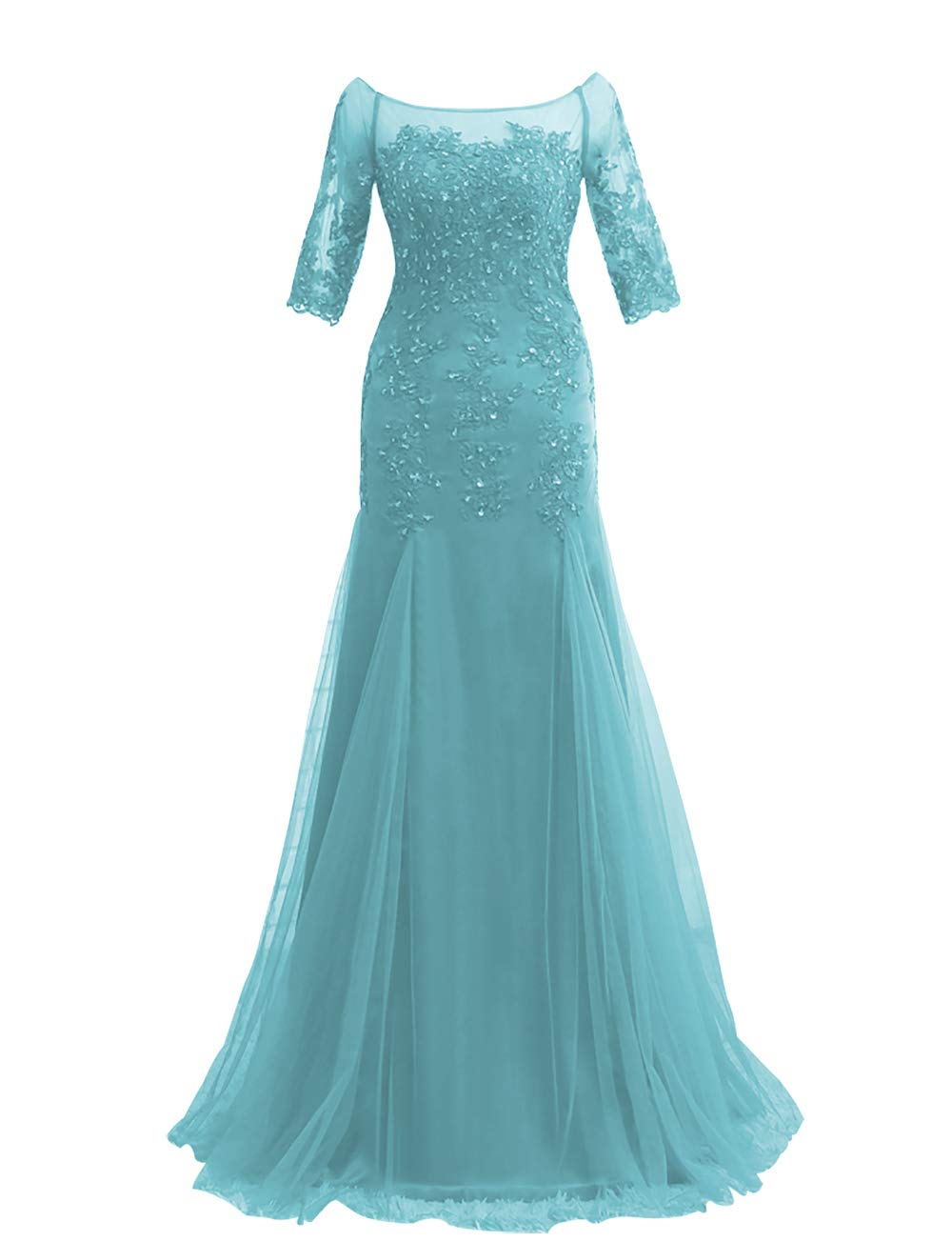 Elegant Long Sleeve Lace Mother of The Bride Dresses - Formal Evening Gowns for Wedding Guest, Special Occasions & Church Events