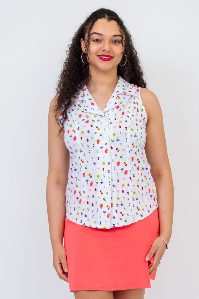 Lexa Blouse Women's Honey Color Linen Bamboo Blend Tops - Perfect for Casual Wear, Office Outfits & Summer Fashion
