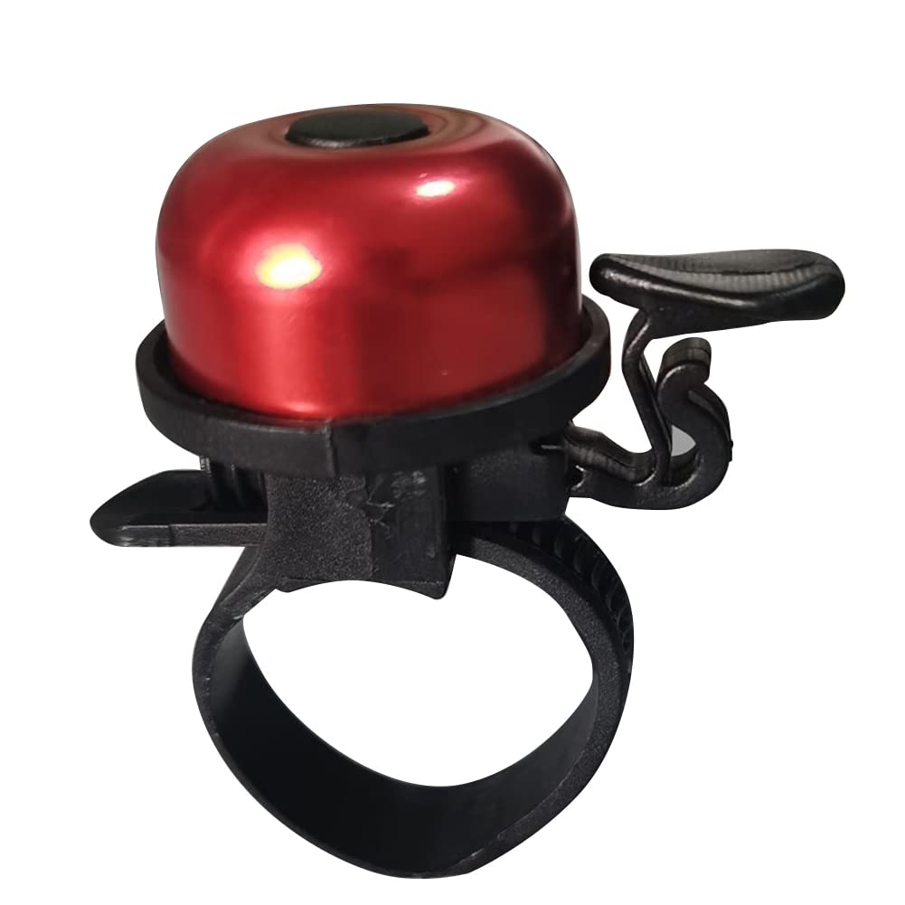 WNAVX Adjustable Aluminum Bike Bell - Loud Ringing Horn for Bicycles & Cycling | Perfect for Commuting, Mountain Biking & Road Safety