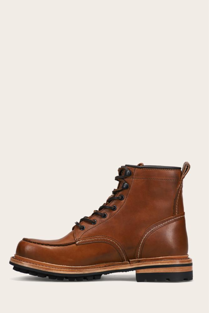 Frye Men's 40767 Leather Boots in Brown - Perfect for Casual Wear, Outdoor Adventures & Everyday Style