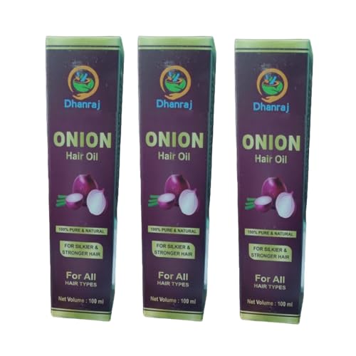 Onion Hair Oil for Hair Growth & Hair Fall Control - Natural Hair Regrowth Treatment for Women & Men | Promotes Thicker, Stronger Hair for Daily Use & Scalp Care