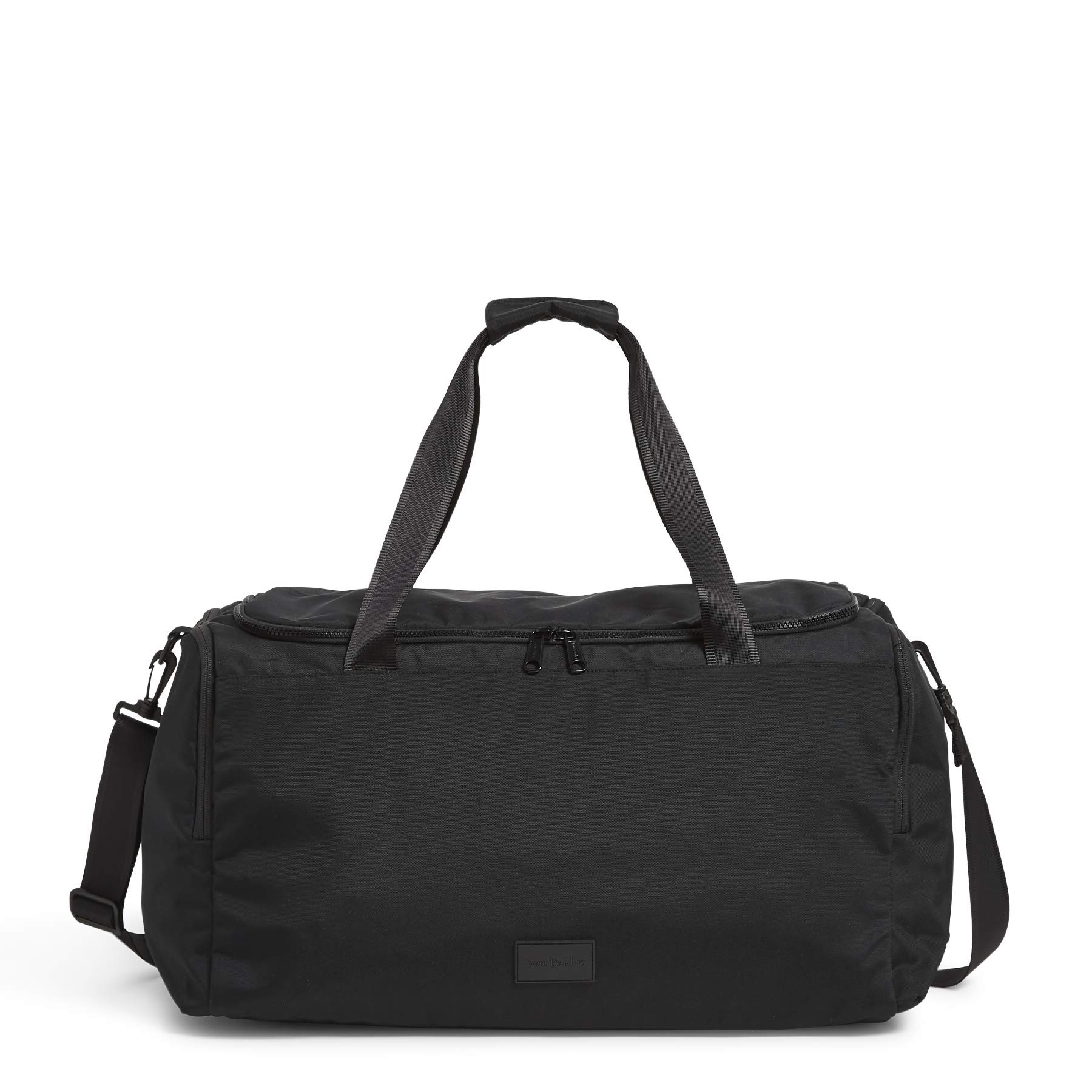 Vera Bradley Women's Recycled Lighten Up Reactive Travel Duffle Bag - Eco-Friendly Carry-On Luggage for Weekend Trips, Gym, and Work Commute