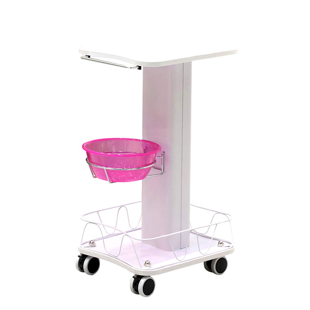 Professional Salon Trolley Cart - Adjustable Mobile Styling Station with Wheels for Hair, Nail & Beauty Services | Heavy-Duty Steel Utility Cart for Salon, Spa, Clinic & Home Use | Perfect for Stylists, Therapists & DIY Beauty Enthusiasts