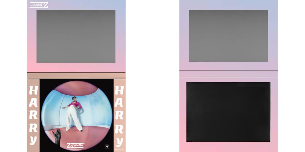 Custom Extra Large Z Palette - Magnetic Makeup Palette for Eyeshadows & Blush - Perfect for Professional Makeup Artists & Travel