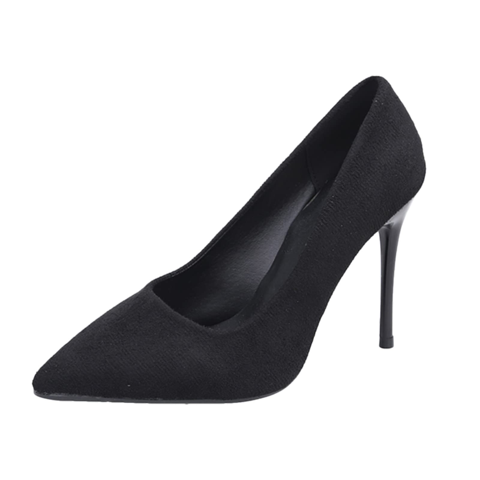 Thyone Women's Comfortable Slip-On Heels - Pointed Toe Stiletto Pumps Dress Shoes for Ladies | Summer Casual Fashion Sandals & Office Work, Party, Wedding, Date Night Outfits