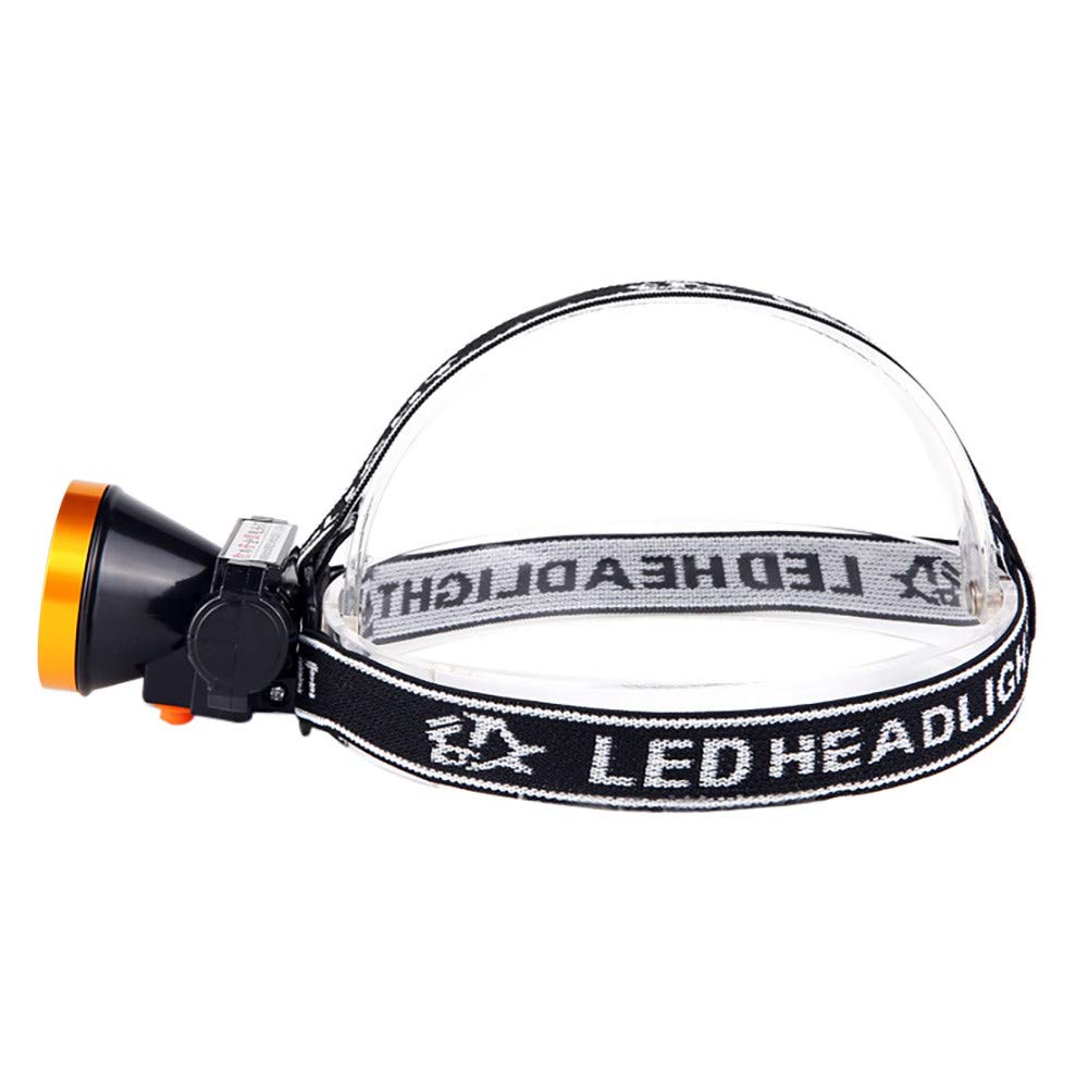 Celendi LED Headlamp - 2000mAh Rechargeable Headlight with Adjustable Beam for Camping, Hiking, Running & Outdoor Activities - Waterproof Hands-Free Light for Night Work and Emergency Use