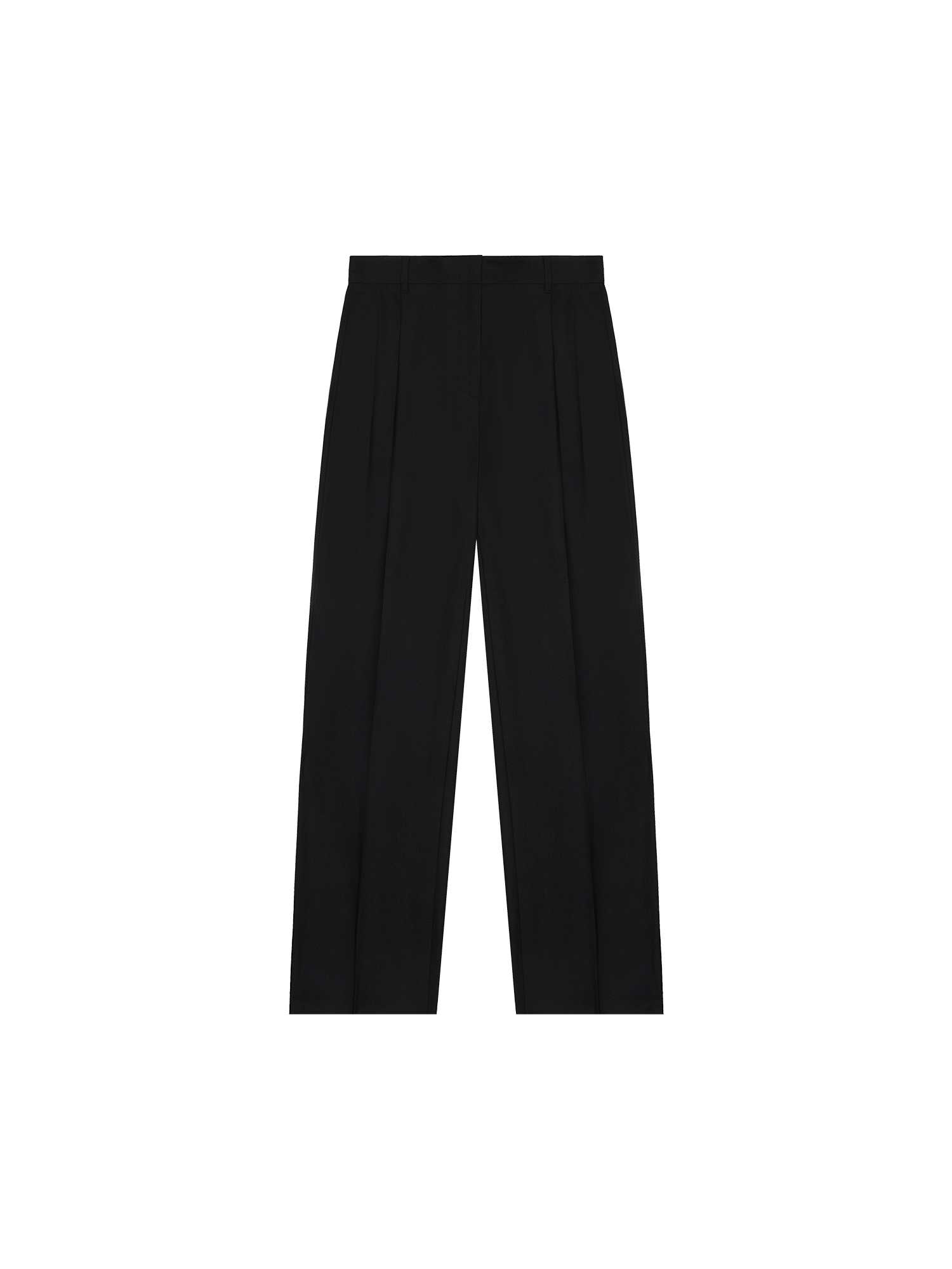 DNA Women's FrutFiber Tailored Trousers - Black Slim Fit Stretch Pants for Work, Office & Business Casual Wear