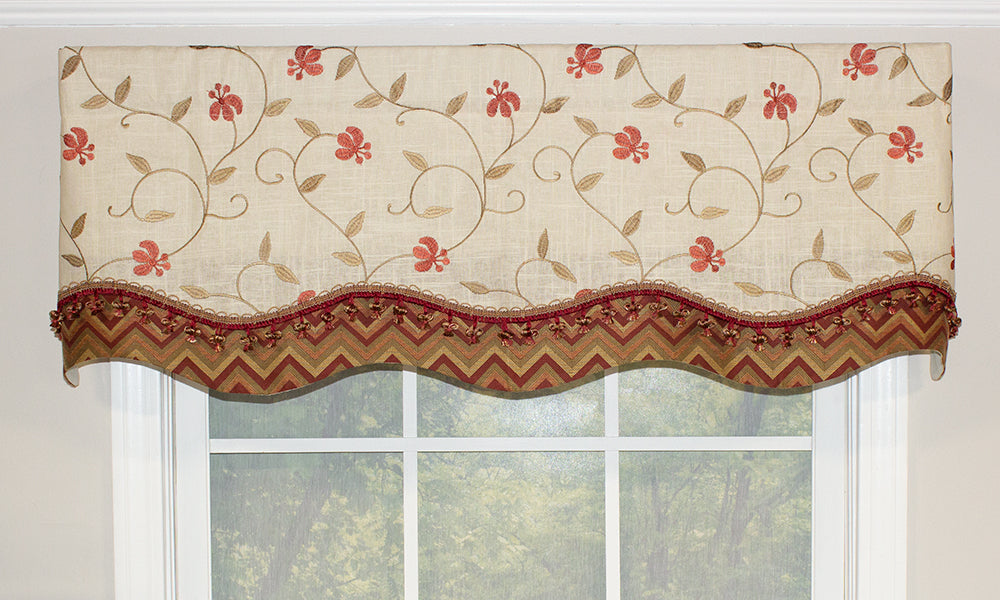 Lively Linen Glory Valance - Elegant Window Valance for Living Room & Bedroom - Premium Linen Window Treatment for Home Decor