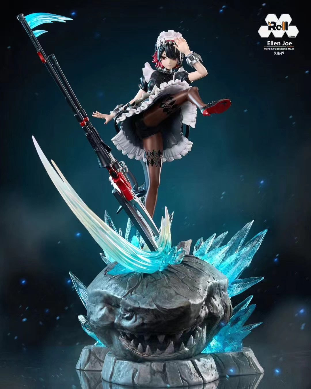 Roll Studio Zenless Zone Zero Ellen Joe Action Figure - Collectible Anime Character Statue for Fans | Perfect for Display, Gaming Setups, and Anime Merchandise Collections