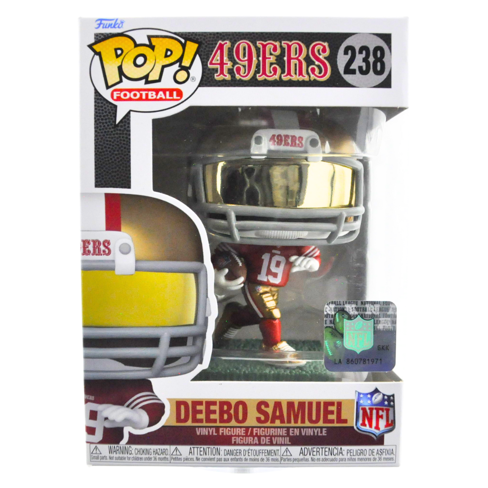 Funko Pop! Vinyl Figure - Deebo Samuel San Francisco 49ers NFL #238 - Perfect for Football Fans, Collectors & Sports Memorabilia Displays