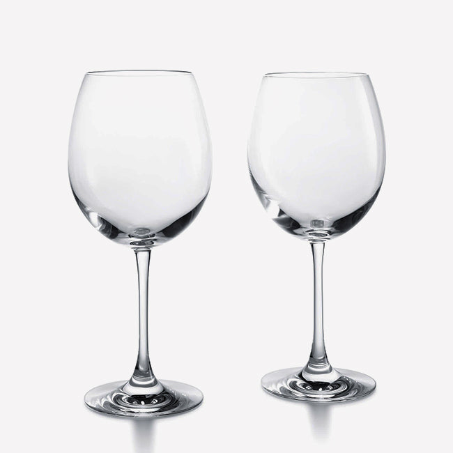 Baccarat Crystal Degustation Great Bordeaux Wine Glasses (Set of 2) - Elegant Stemware for Fine Dining & Special Occasions