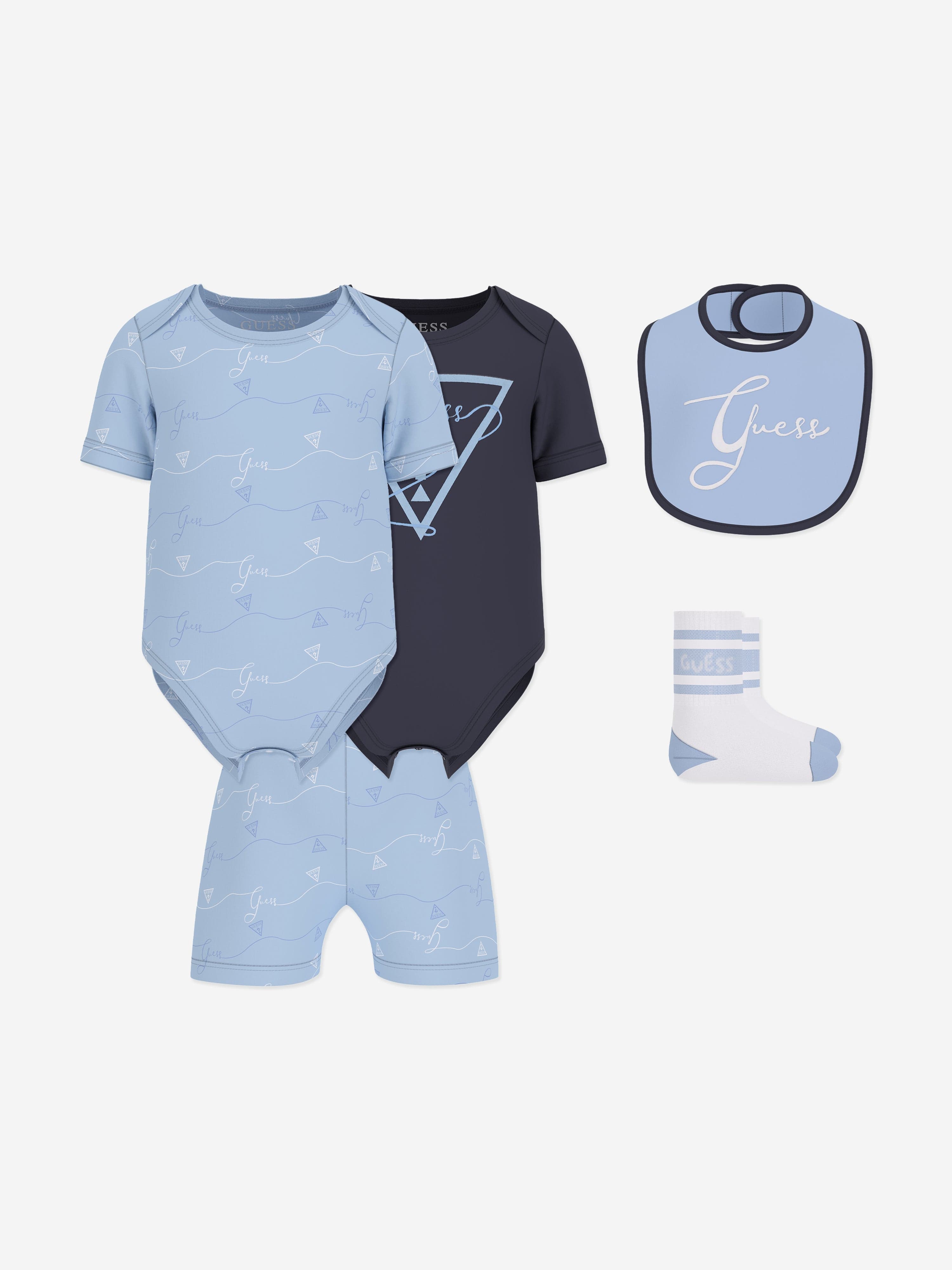 Adorable Baby Boys Bodysuit Set - Soft Cotton Blue Romper Outfit for Newborns & Infants | Perfect for Playtime, Photos & Everyday Wear