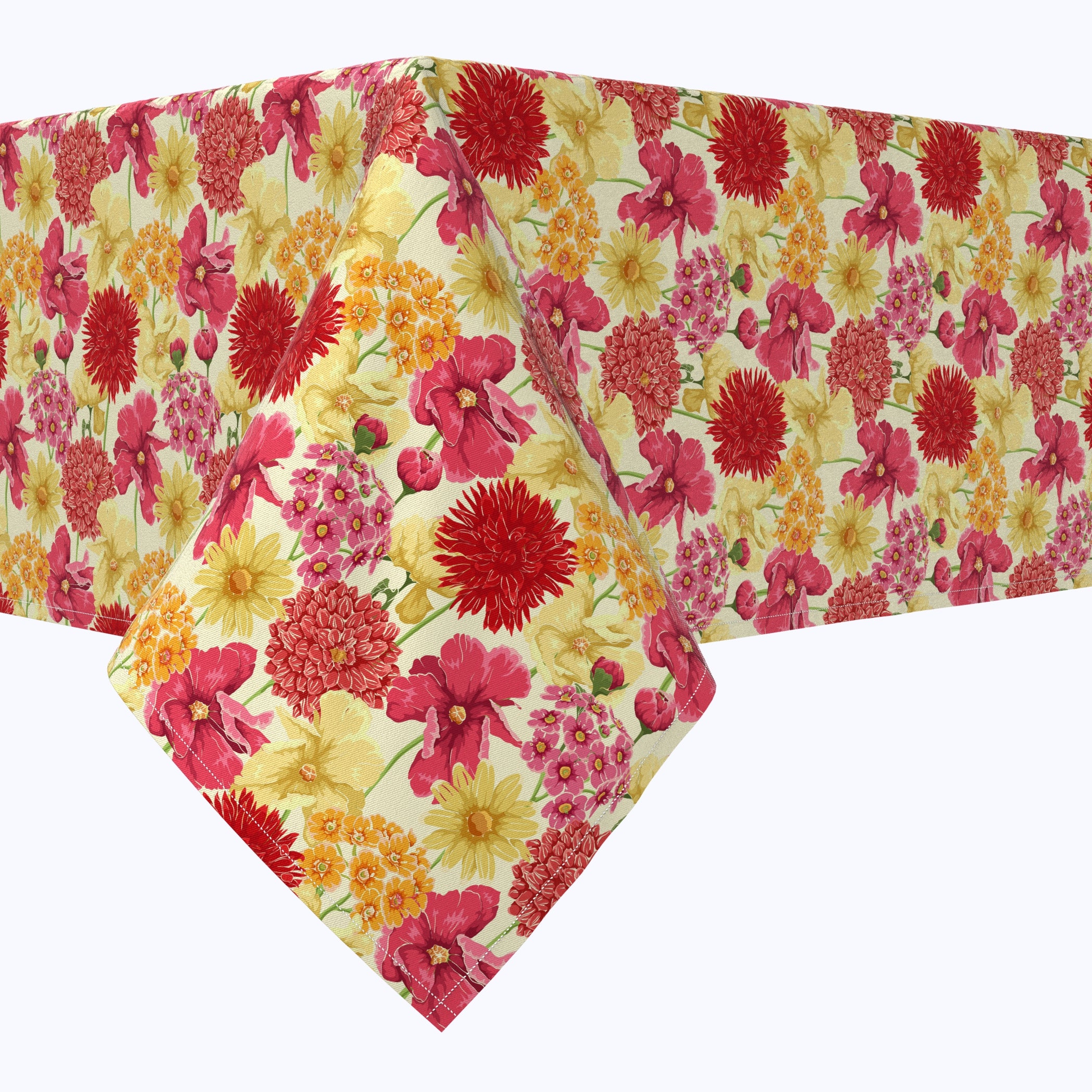 Floral 233 Cotton Rectangles - Soft & Breathable Fabric for DIY Crafts, Quilting, and Home Decor | Perfect for Sewing Projects, Table Runners, and Decorative Pillows