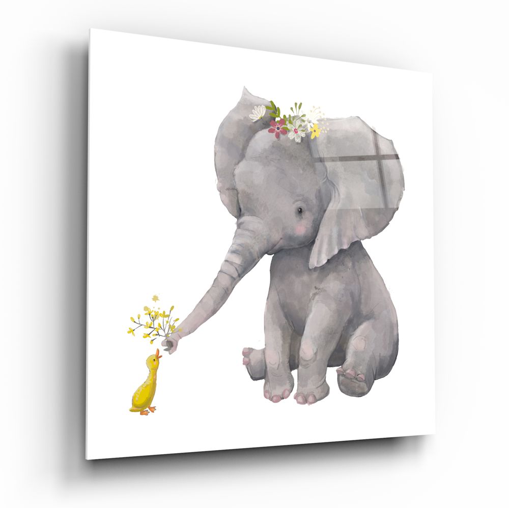 Elephant and Duck Plush Toys - Soft Stuffed Animals for Kids, Perfect for Cuddling, Gifts, and Nursery Decor | Ideal for Birthdays, Baby Showers, and Playtime