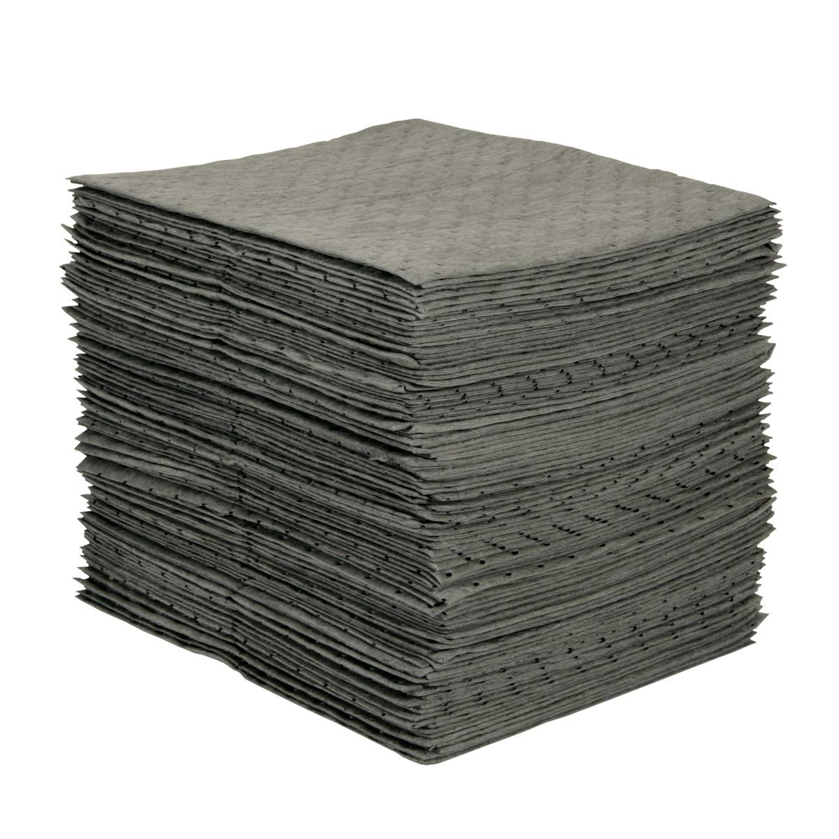 Brady SPC MRO100 Premium Heavy-Duty Absorbent Pads for Chemical, Oil & Water Spills - 15