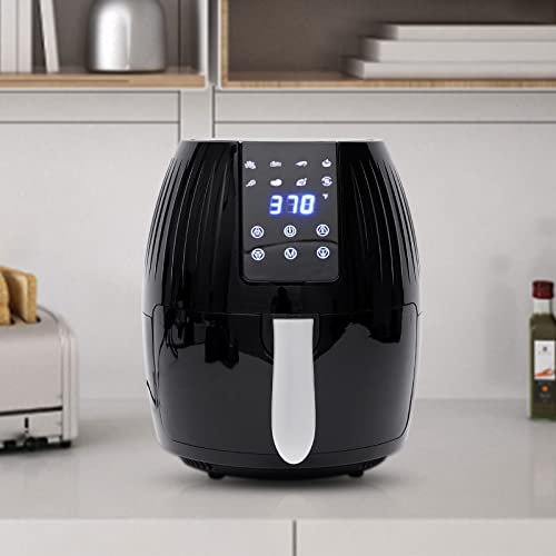 DNYSYSJ 8-in-1 Digital Air Fryer Oven Combo - 5.5L Large Capacity, 1300W Power with LED Display & Precise Temperature/Time Control - Perfect for Healthy Frying, Baking, Roasting & Reheating - Ideal for Kitchens, Dorms & Small Spaces