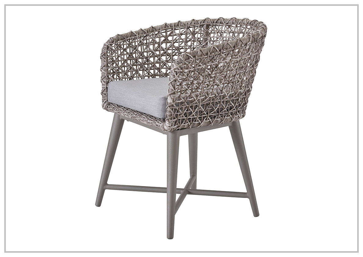 Universal Coastal Living Outdoor Dining Chair - Weather-Resistant Gray Patio Furniture for Beach House, Porch & Garden Dining